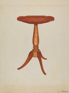 Tipp-bord eller Cant-table, 1937.