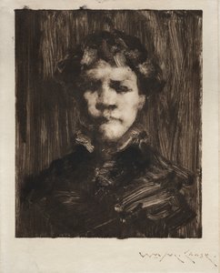 Chef för en pojke. av William Merritt Chase