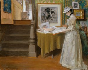 I studion, ca. 1892-1893. av William Merritt Chase
