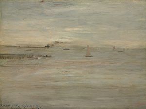 Marin, ca 1888 (olja på trä) av William Merritt Chase