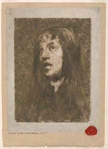 Porträtt av en kvinna av William Merritt Chase
