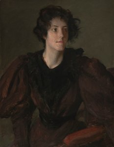 Study of a Young Woman, ca 1880-85 (olja på duk) av William Merritt Chase