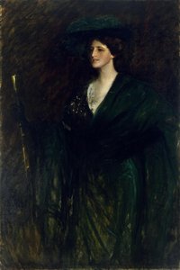Smaragddamen av William Merritt Chase