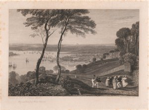 Plymouth Dock, från Mount Edgecumbe
