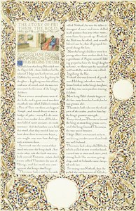 Kalligrafiskt och belyst manuskript, c.1871-1873 av William Morris