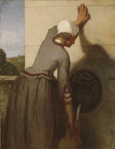 Flickan vid fontänen av William Morris Hunt