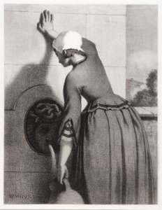 Flickan vid fontänen av William Morris Hunt