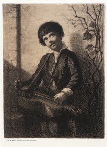 Hurdy-Gurdy Boy av William Morris Hunt