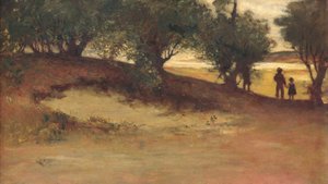 Sandbank med pilar, Magnolia, 1877.