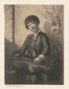 Hurdy-Gurdy Boy av William Morris Hunt