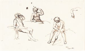 Figurstudier av William Mulready