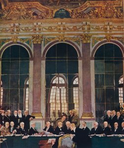 Undertecknandet av fred i Spegelsalen, Versailles, 28 juni 1919, 1919 1935