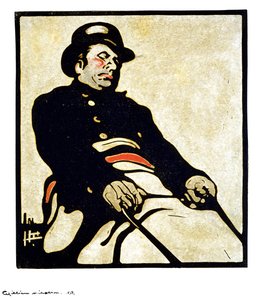 En bussförare i Knightsbridge Road av William Nicholson