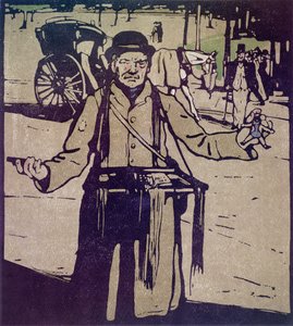 Hawker från "London Types", utgiven av William Heinemann av William Nicholson