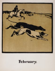 Jaga till häst av William Nicholson