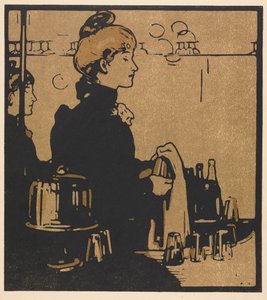 London Typer: Barmaid av William Nicholson