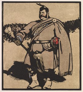 Londontyper: Drum-Major av William Nicholson