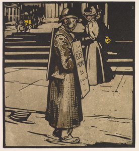 Londontyper: Sandwich-Man av William Nicholson