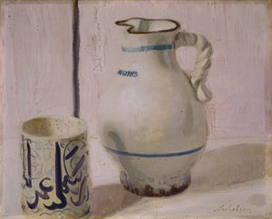 Rosa stilleben med kanna, 1935-36. av William Nicholson