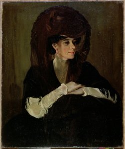 The Brown Veil (olja på duk)