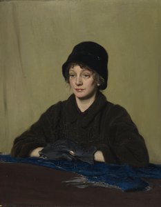 Flickan med en trasig handske av William Nicholson