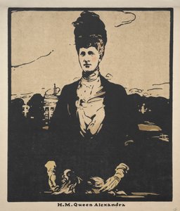 Tolv porträtt (andra serien): H. M. drottning Alexandra av William Nicholson