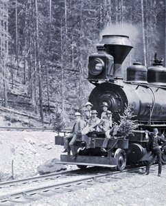 Canadian Railway Pioneers, cirka 1890 - foto av Nottman av William Notman