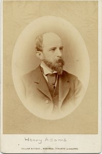 Henry Adams (1838-1918), amerikansk historiker (albumfoto) av William Notman