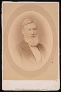 Porträtt av Asa Gray 1810-1888, före 1876. av William Notman