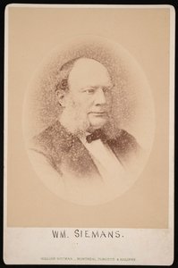 Porträtt av Carl Wilhelm Siemens 1823-1883, före 1876.