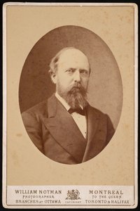 Porträtt av Othniel Charles Marsh 1831-1879, cirka 1875. av William Notman