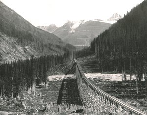 The Rockies: Loop som visar fyra spår, 1895.
