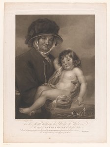 Martha Gunn bär en öppen snäll Martha Gunn the Brighton Bather (titel på objekt)