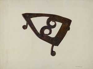 Järnunderlägg, ca. 1939. av William O. Fletcher