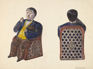 Tammany Toy Bank, ca. 1937. av William O. Fletcher