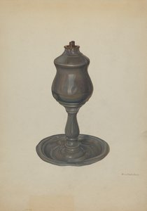 Whale Oil Lamp, ca. 1940.