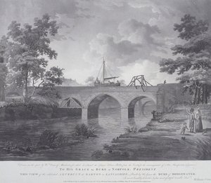 Akvedukten i Barton, nära Manchester, 1793 av William Orme