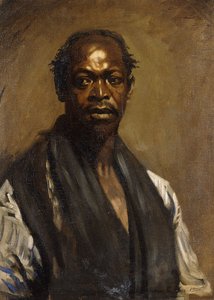 Porträtt av en neger,