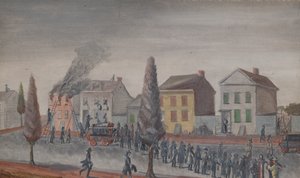 Bekämpa en brand, 1870-talet.
