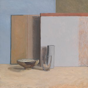Peruansk skål 03 (olja på panel) av William Packer