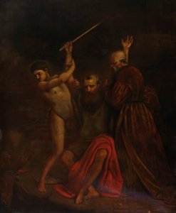 Moses, Aron och Hur på berget Horeb, 1857.