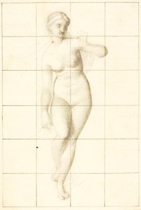 Venus guidar Eneas och trojanerna till den latinska kusten (studie av Venus) av William Page