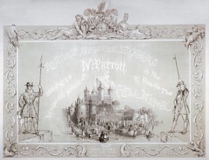 Lord Mayor Thomas Johnson och hans följe går ombord från Towern i London, 1840 av William Parrott