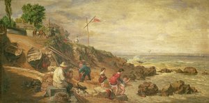 Havsutsikt, Isle of Wight, 1865