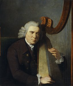 Den blinda harpisten, John Parry (olja på duk)