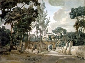 Forntida akvadukter nära Capodichino, Neapel, 1780-1782