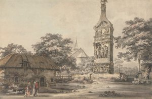 Secundini-monumentet i Ighel i hertigdömet Luxemburg av William Pars