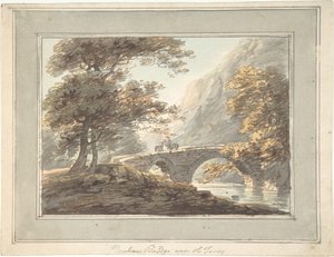 Denham Bridge på Tavy, 1780-1830.