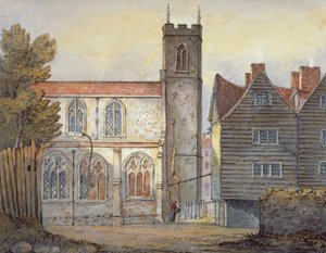 Church of St Katherine by the Tower, Stepney, London, 1815 av William Pearson