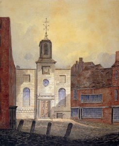 Utsikt över Holy Trinity Church, Minories, City of London, 1810